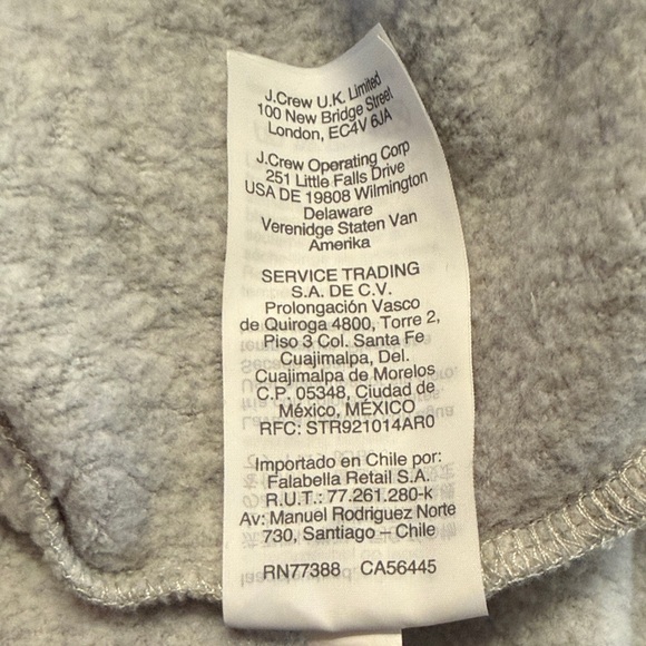 J. Crew Women's Medium Gray Pullover Sweatshirt with real neck buttons - Picture 9 of 11